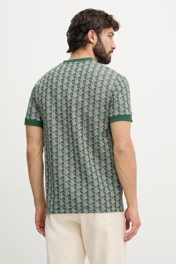 Odzież Lacoste T-shirt męski TH1197 zielony