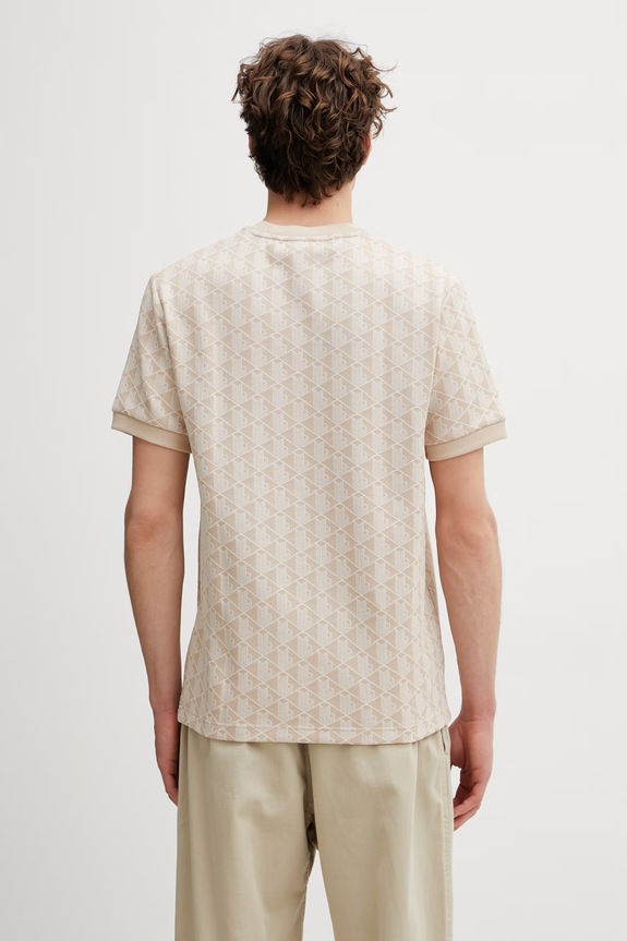 Clothing Lacoste t-shirt men's TH1197 beige