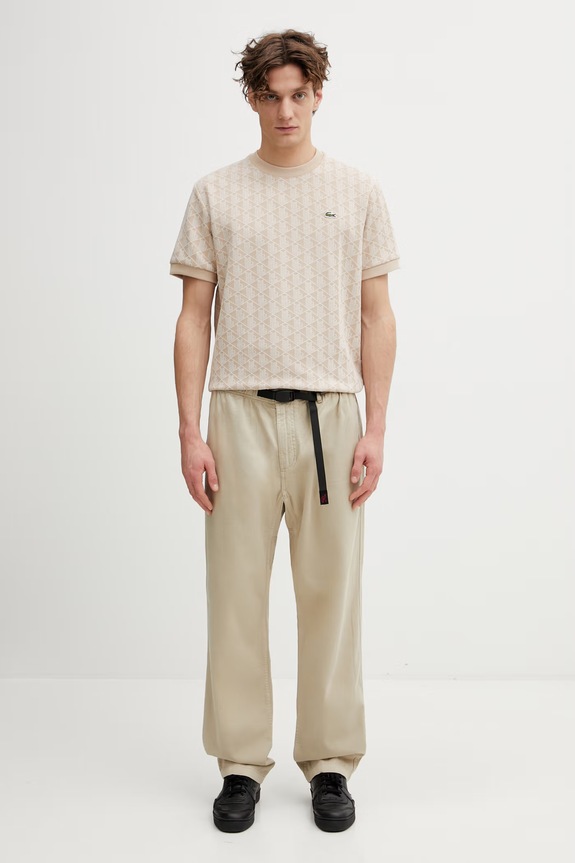 Lacoste t-shirt men's TH1197 beige