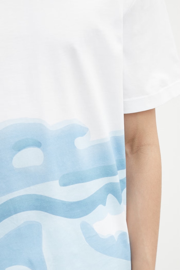 Lacoste T-shirt in cotone da uomo bianco TH1997