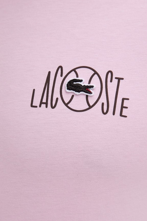 Lacoste тениска мъжка от памук TH2197 виолетов