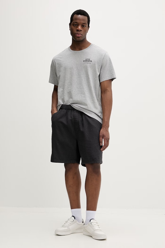 Levi's tričko pánske bavlnené SS RELAXED FIT 16143.2371 sivá SS26