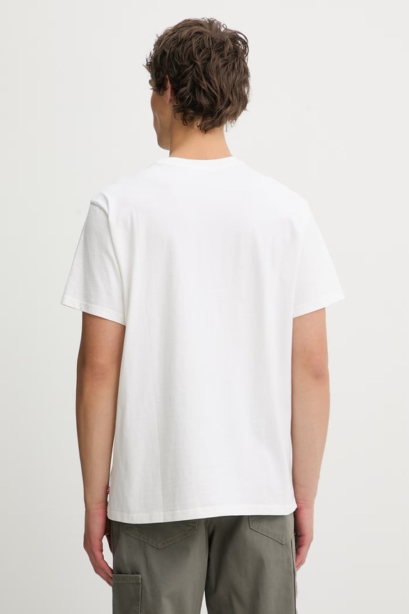 Ρούχα Βαμβακερό μπλουζάκι Levi's SS RELAXED FIT 16143.2401 μπεζ