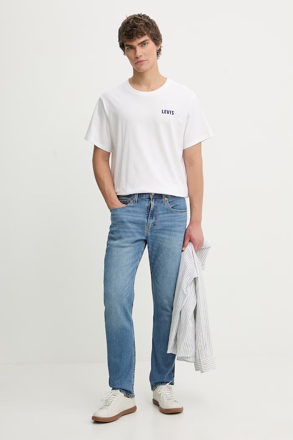 Βαμβακερό μπλουζάκι Levi's SS RELAXED FIT 16143.2447 λευκό SS26
