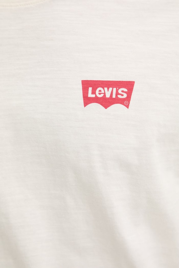 Βαμβακερό μπλουζάκι Levi's SS RELAXED FIT 16143.2451 μπεζ