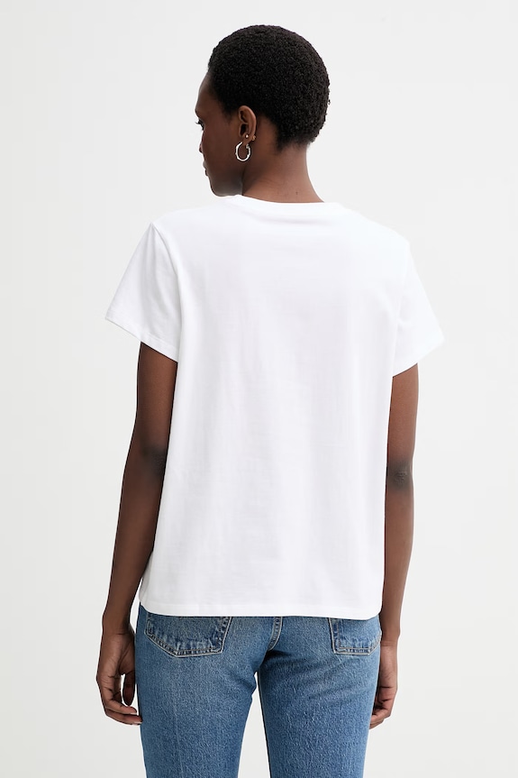 Odzież Levi's t-shirt bawełniany THE PERFECT 17369.3432 biały