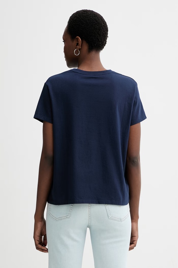 Oblečení Bavlněné tričko Levi's THE PERFECT TEE 17369.3434 námořnická modř