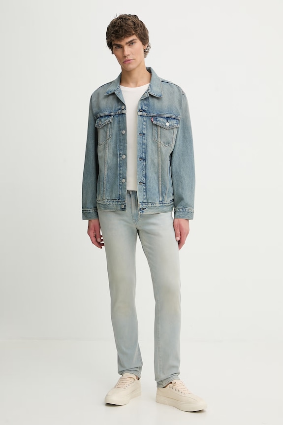 Bombažna kratka majica Levi's GRAPHIC 22491.1974 bež SS26