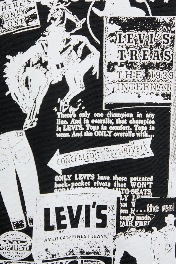 Βαμβακερό μπλουζάκι Levi's VINTAGE FIT GRAPHIC 87373.0397 μαύρο