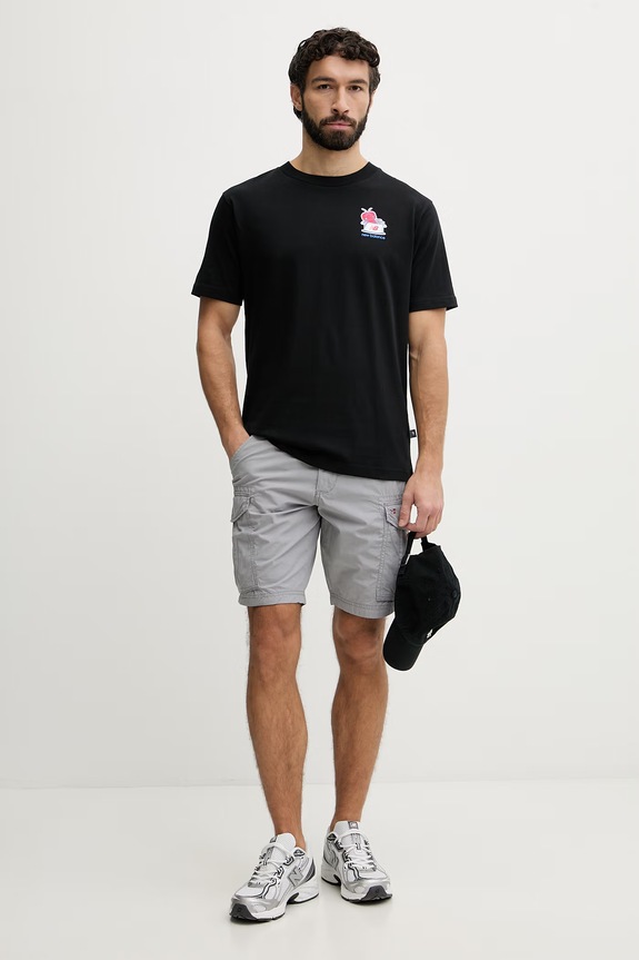 New Balance tricou bărbați bumbac Lobster MT61Y1F6BK negru SS26