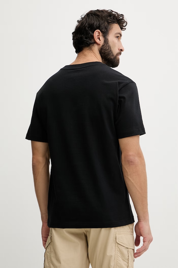 Odzież New Balance t-shirt męski bawełniany Boxes MT61H0DXBK czarny