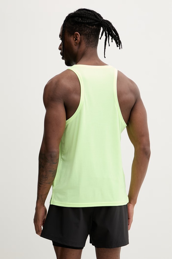 Odzież New Balance top treningowy męski MT41220AFG zielony