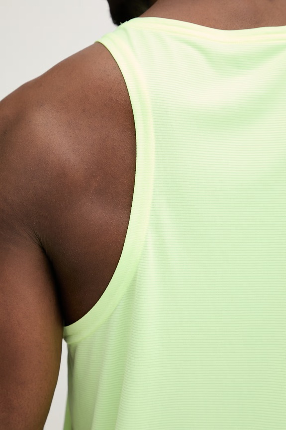 New Balance top treningowy męski MT41220AFG zielony