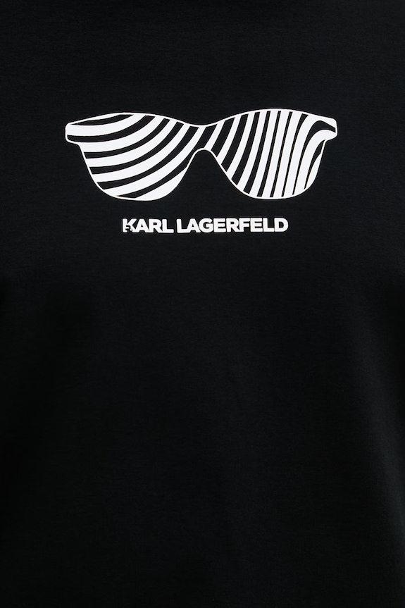 Karl Lagerfeld t-shirt 562221.755131 fekete