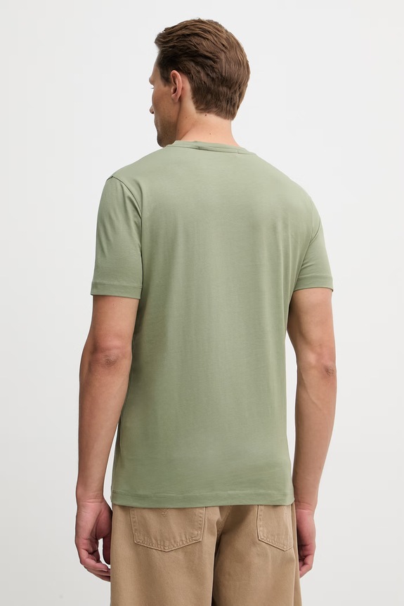 Odzież Karl Lagerfeld t-shirt bawełniany 562242.755060 zielony