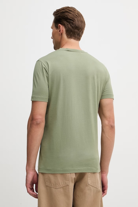Odzież Karl Lagerfeld t-shirt bawełniany 562242.755060 zielony