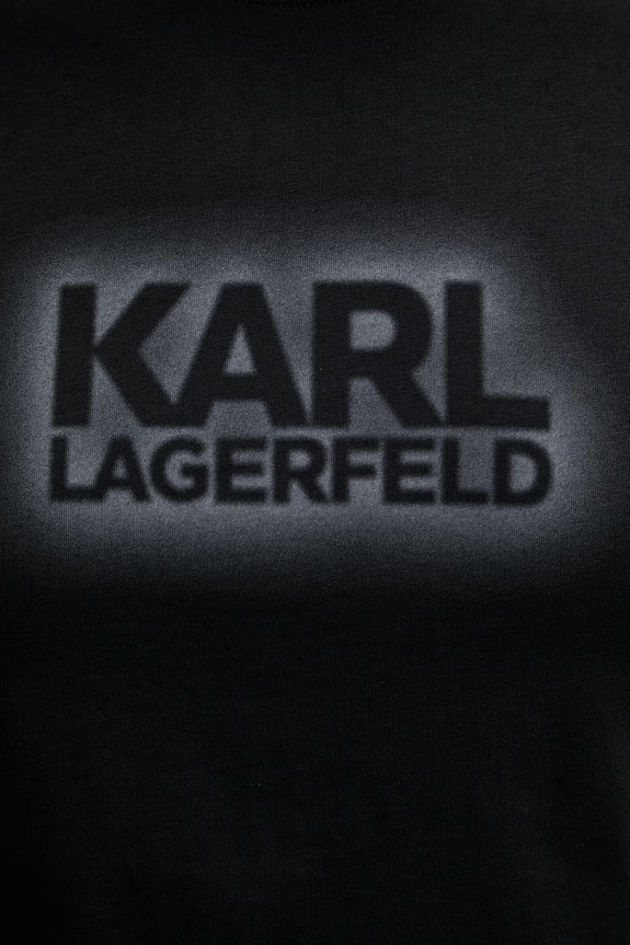 Karl Lagerfeld t-shirt bawełniany 562242.755060 czarny