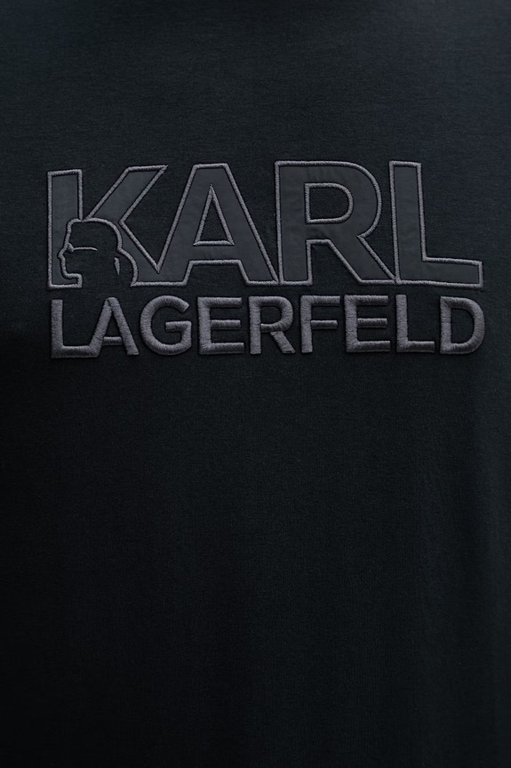Karl Lagerfeld t-shirt 562221.755035 granatowy