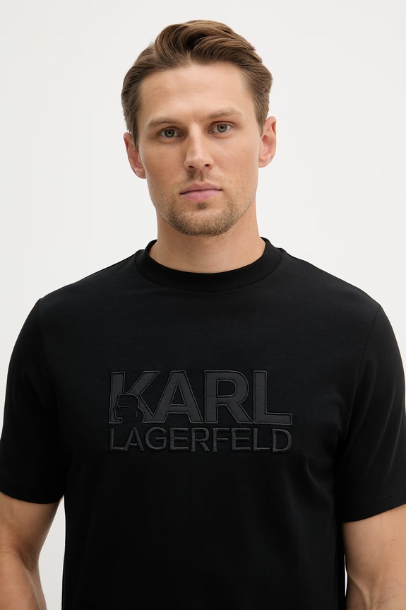 Karl Lagerfeld t-shirt fekete 562221.755035