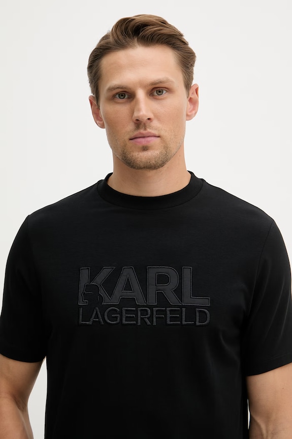 Karl Lagerfeld t-shirt fekete 562221.755035