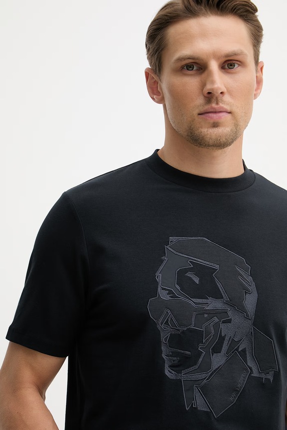 Karl Lagerfeld t-shirt granatowy 562221.755036