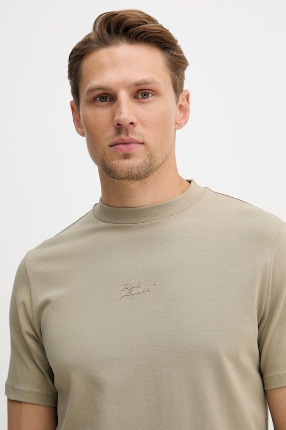 Karl Lagerfeld t-shirt zielony 562235.755047