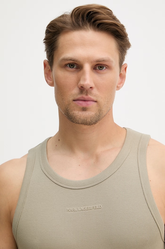 Karl Lagerfeld t-shirt zielony 562238.755042