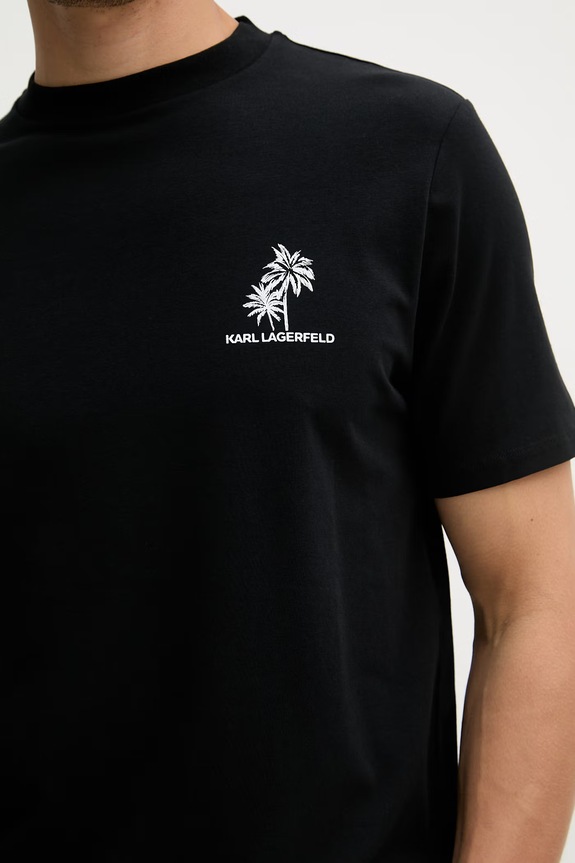 Μπλουζάκι Karl Lagerfeld 562221.755041 μαύρο