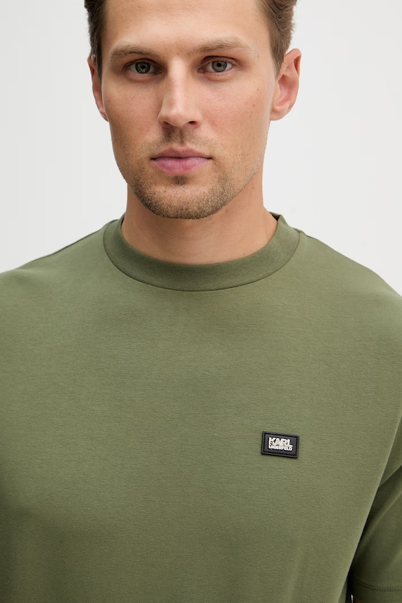 Karl Lagerfeld t-shirt zielony 562235.755052