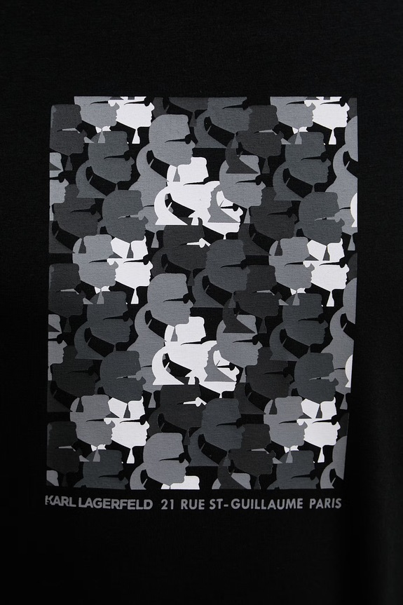 Karl Lagerfeld t-shirt 562221.755037 fekete