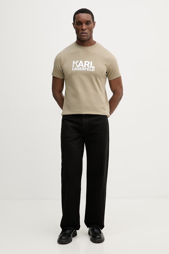 Karl Lagerfeld t-shirt 562235.755780 zielony SS26