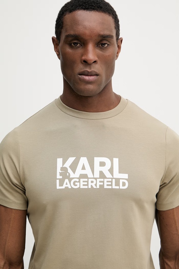 Karl Lagerfeld t-shirt zielony 562235.755780