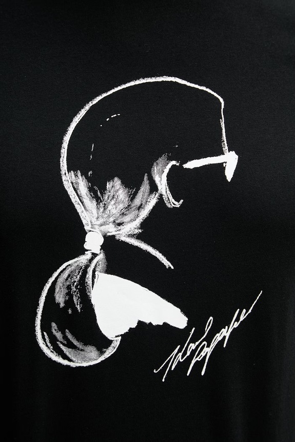 Karl Lagerfeld футболка чоловіча бавовняна 562224.755146 чорний