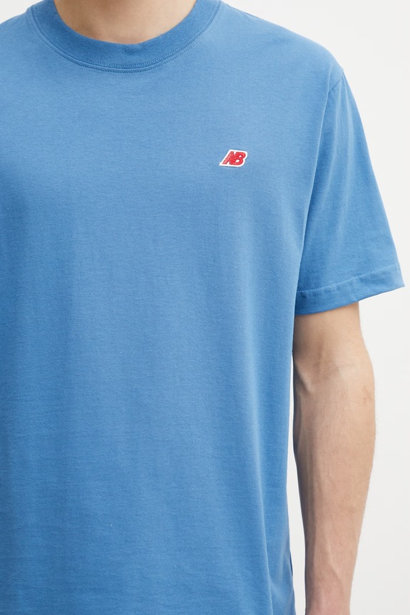 New Balance Made in USA men's cotton basic t-shirt blue MT43543SET