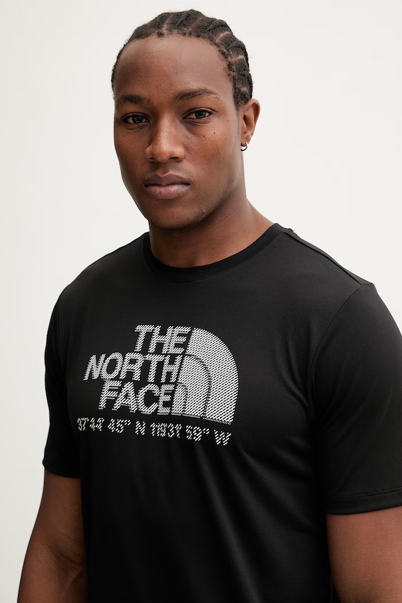 The North Face tricou de antrenament 24/7 negru NF0A8BEJJK31
