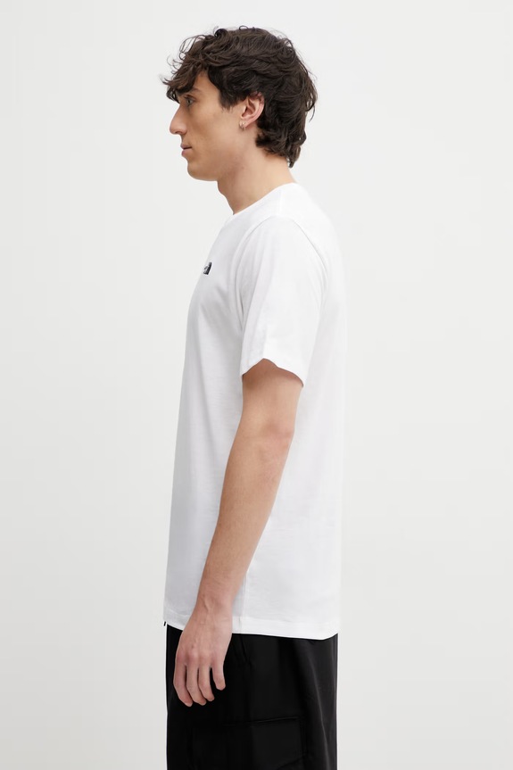The North Face t-shirt Simple Dome NF0A8CZ2FN41 bianco SS26