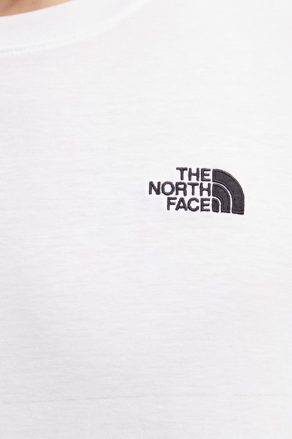 The North Face t-shirt Simple Dome bianco NF0A8CZ2FN41