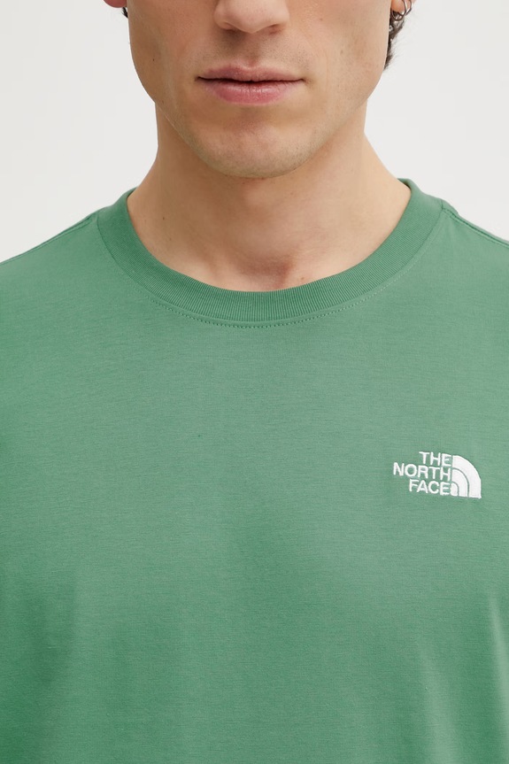 Tričko The North Face Simple Dome zelená NF0A8CZ2G571