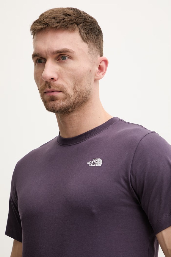 The North Face t-shirt Simple Dome fioletowy NF0A8CZ2G5O1