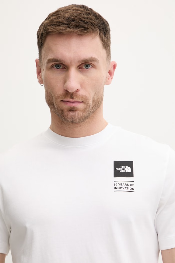 The North Face t-shirt bawełniany CELEBRATION biały NF0A8GARFN41