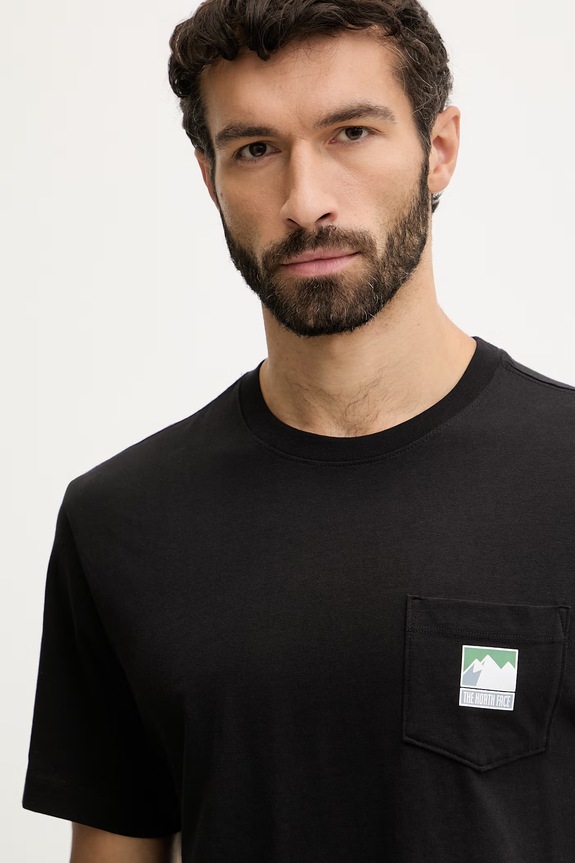 The North Face t-shirt bawełniany GRAPHIC czarny NF0A8GUUJK31
