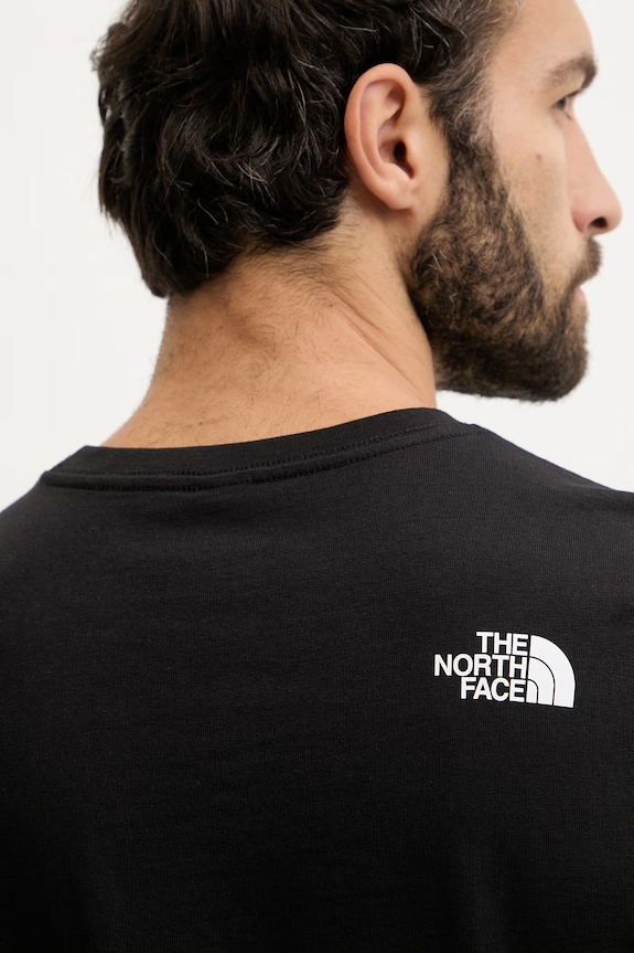 The North Face t-shirt bawełniany GRAPHIC NF0A8GUUJK31 czarny
