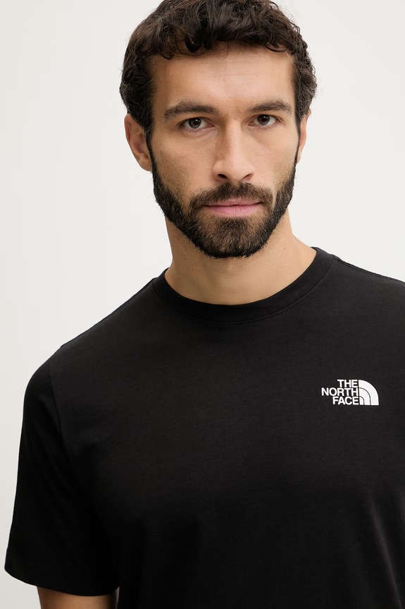 The North Face tricou VERTICAL negru NF0A8GV1JK31