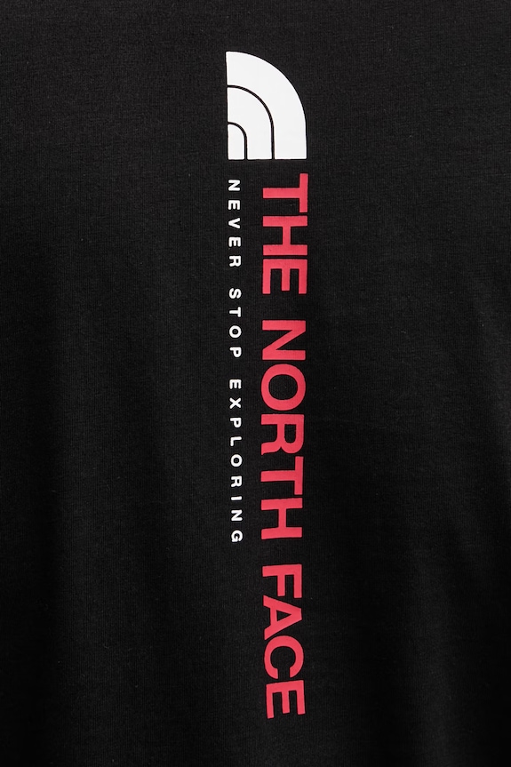 The North Face tricou VERTICAL NF0A8GV1JK31 negru
