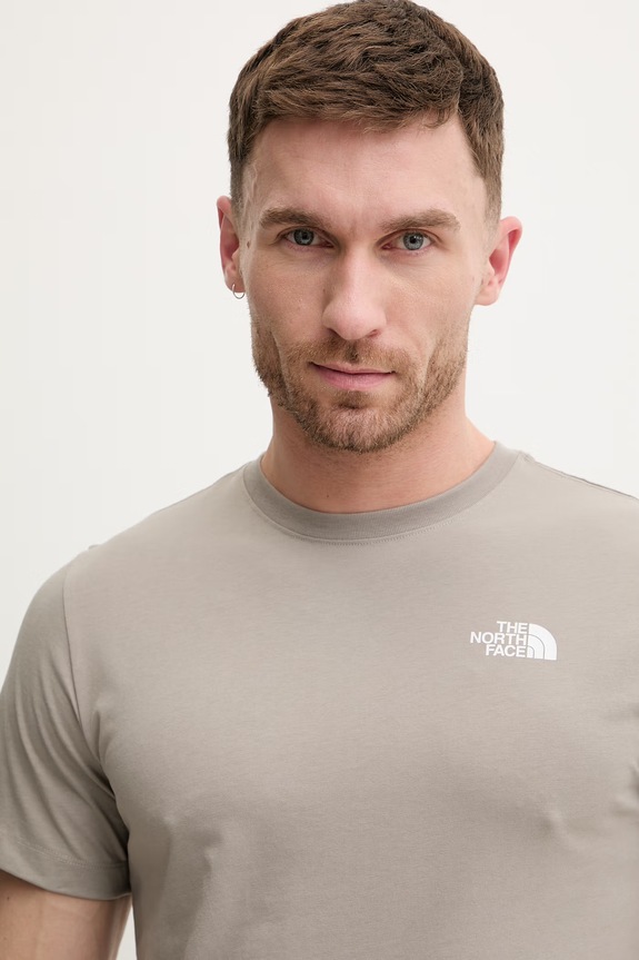 The North Face t-shirt EVOLUTION beżowy NF0A8B6K2MB1