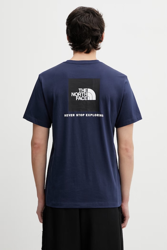 Abbigliamento The North Face t-shirt EVOLUTION NF0A8B6K8K21 blu navy