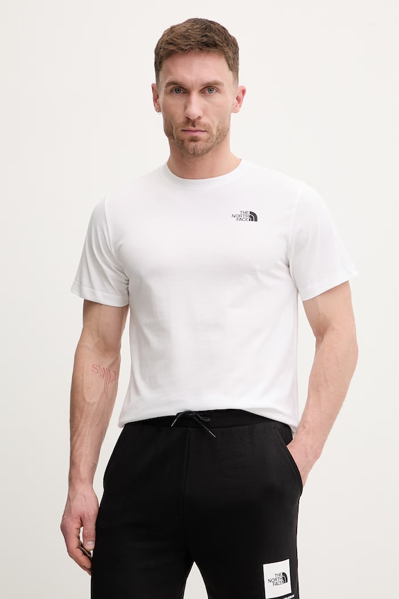 Ρούχα Μπλουζάκι The North Face EVOLUTION NF0A8B6KFN41 λευκό