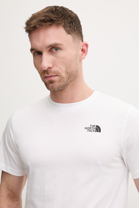 Μπλουζάκι The North Face EVOLUTION λευκό NF0A8B6KFN41