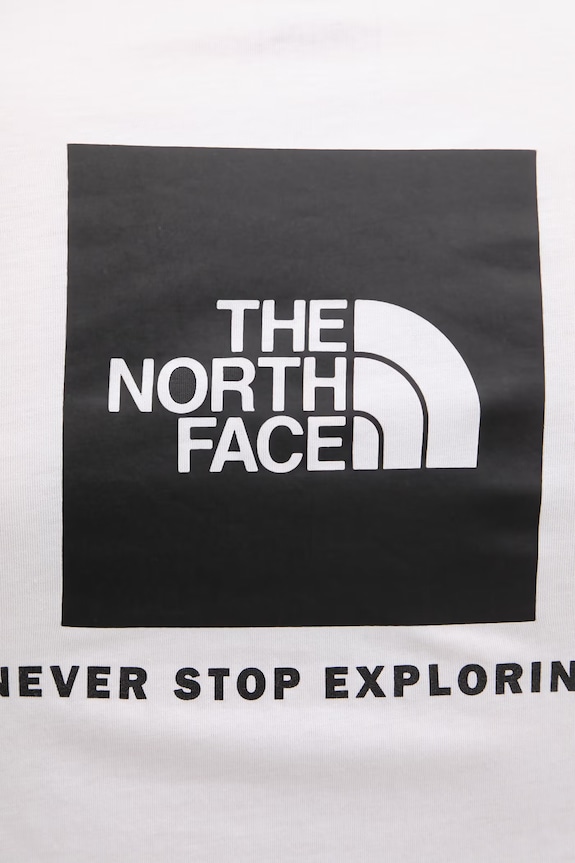 Μπλουζάκι The North Face EVOLUTION NF0A8B6KFN41 λευκό