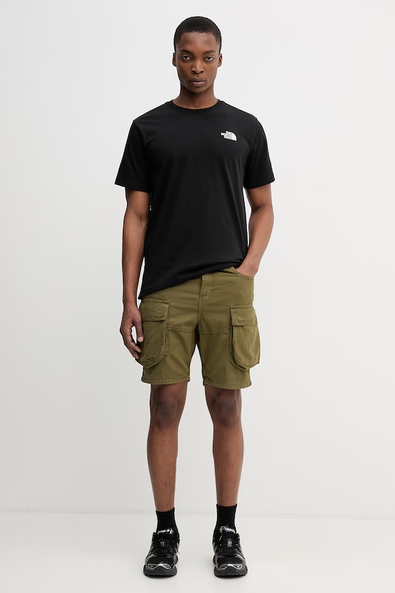 The North Face cotton t-shirt EVOLUTION NF0A8B6KKY41 black